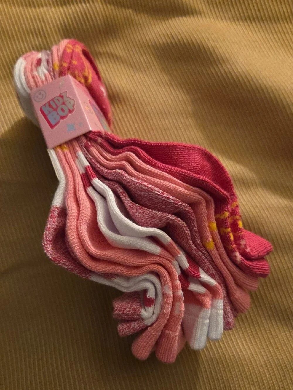 Kidz Bop Girls' Pink Quarter Socks - 6 Pack